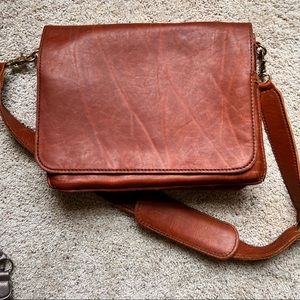 Leather Cross-Body Bag, Unisex style